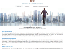 Tablet Screenshot of eks-manager.de